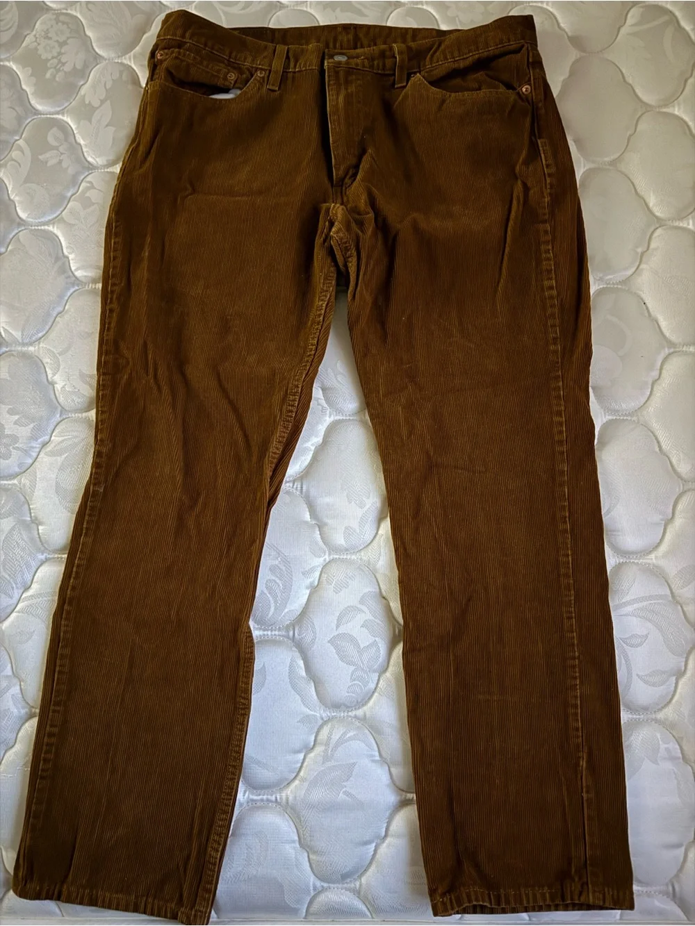 Levi's Brown Corduroy Pants - Straight Fit